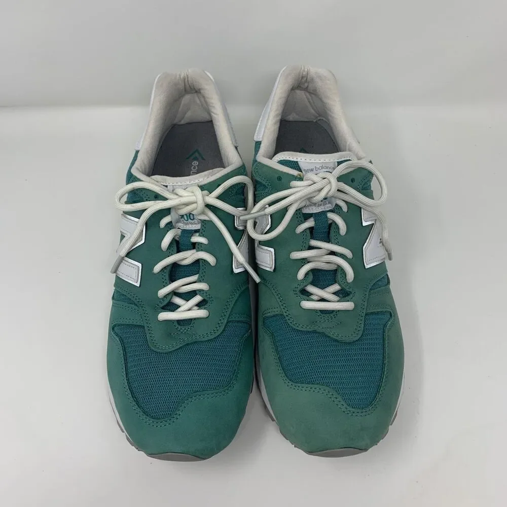 New Balance 1300 Shoes Mens Size 13D Green Made In USA Running Sneakers